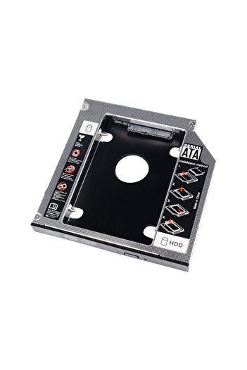 OEM Adaptor inlocuire unitate optica 5.25'' cu HDD 2.5'' sau SSD 12.7mm, din otel zincat, cu accesorii
