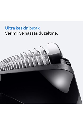 Braun Hepsi Bir Arada Series 3, 8’i 1 arada Tıraş Kiti, Keskin Bıçak, 14 Uzunluk, AIO3540
