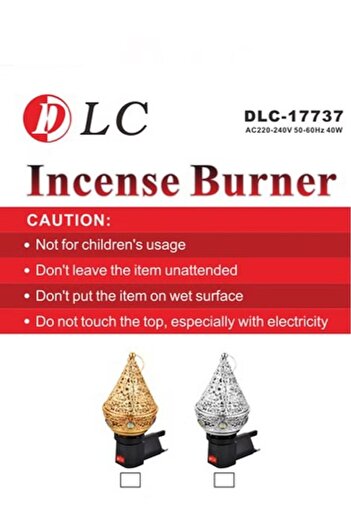 DLC Electric diffuser golden 10 cm