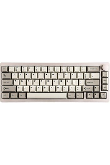 Epomaker P65 QMK/VIA Wireless Aluminum Gaming Keyboard, Gasket-Mount, Bluetooth/2.4GHz/USB(A to C),