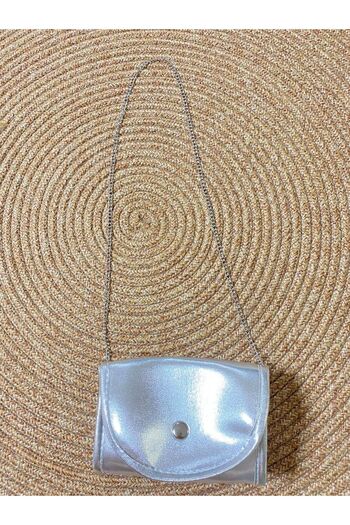 Cherrys Bebek Silver Color Girl's Bag