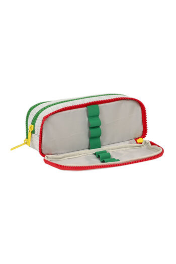 Benetton Triple Pencil Case Benetton Pop, Gray, 21 x 8 x 8 cm