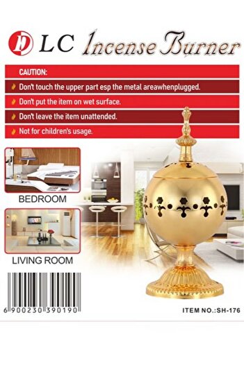 DLC Electric diffuser golden 10 cm