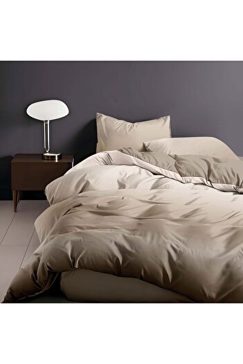 Pucioasa Finet 4-piece bed linen, beige gradient