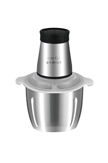 Silver Crest 3L Food Chopper - 600W Power | 6 Stainless Steel Blades | 3 Speeds | Detachable Bowl
