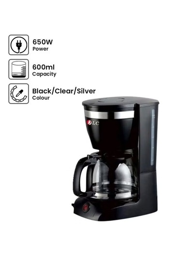 DLC Electric Liquid Filter Coffee Machine 600.0 ml 650.0 W
