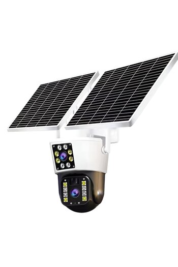 CLAUSTEEL M120 2in1 Surveillance Camera with Double Solar Panel included, 5MP, 12000mah, 4G