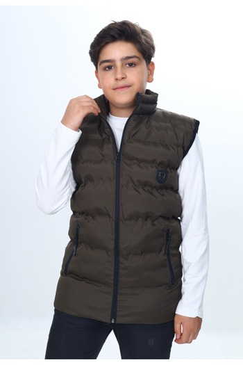 Toontoy Boy's Inflatable Vest with Crest on Chest