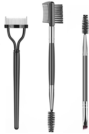 SWEETNESS SWEET VIEW Eyebrow Brush Eyelash Separator Brow Comb & Lash Spoolie Professional Eye Makeup Tools (3