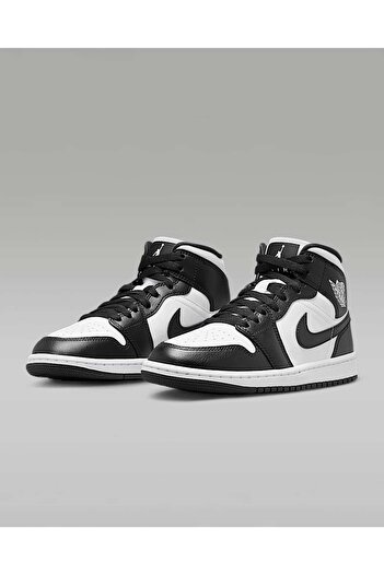 Nike Air Jordan 1 Mid Erkek Sneaker Bilekli Spor Ayakkabı (Blue Sport )
