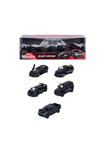 Majorette Black Edition Die-Cast 5-Pcs Giftpack