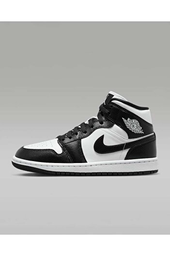 Nike Air Jordan 1 Mid Erkek Sneaker Bilekli Spor Ayakkabı (Blue Sport )