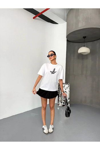 CVS Short Sleeve Printed T-Shirt - White