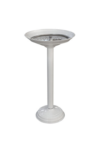 Raki White outdoor stationary ashtray RAKI 32xh61cm