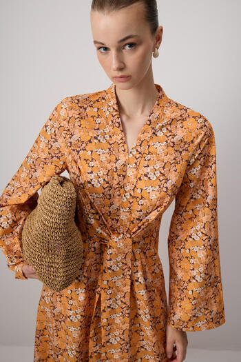 Touché Privé Belly Tie Cotton Dress