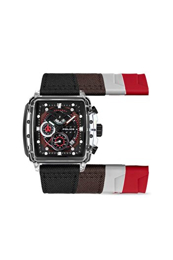 Police Mens Watch Police PEWGC00770X0, Quartz, 43mm, 5ATM