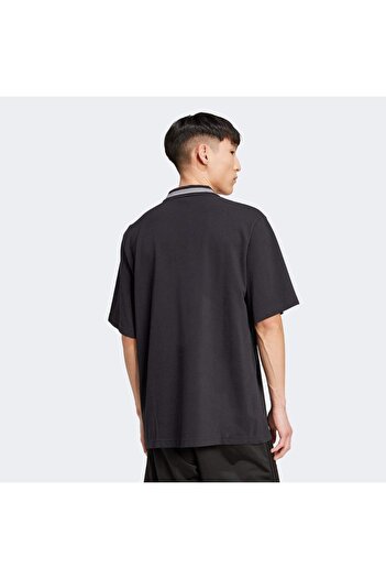adidas Ανδρικό μαύρο μπλουζάκι πόλο Adicolor (JW5897)
