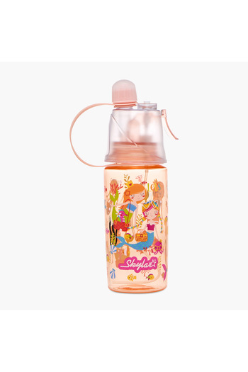 Skylar Mermaid Print Tritan Water Bottle with Spray