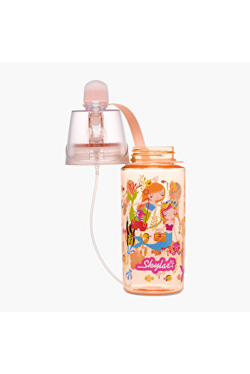 Skylar Mermaid Print Tritan Water Bottle with Spray