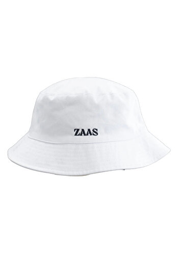 ZAAS White Bucket Hat ‚Äì Lightweight Cotton Bucket Hat for Women