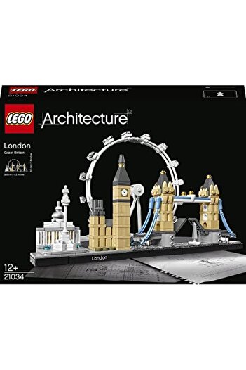 LEGO 21034 Architecture Skyline Model Building Set, London Eye, Big Ben, Tower Bridge Collection, Of