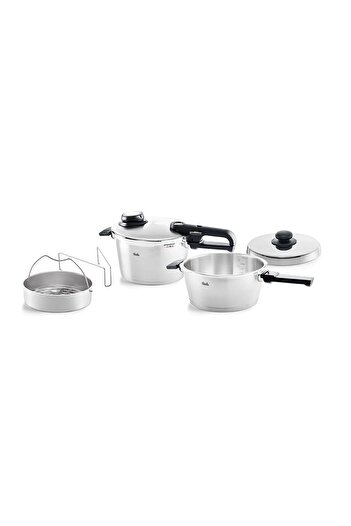 Fissler Vitavit Premium Matte Pressure Cooker 4.5+3.5 Liters