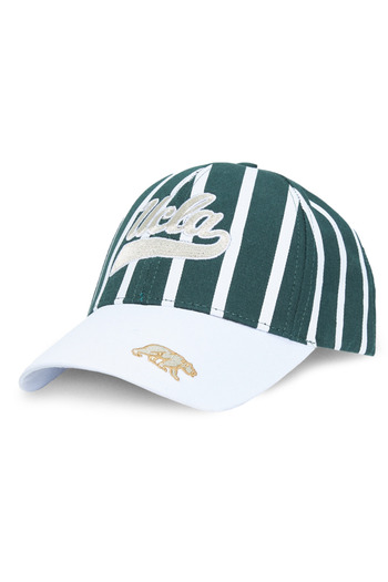 UCLA CHET Yeşil Baseball Cap Çizgili Nakışlı - Unisex Şapka