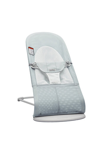BabyBjörn Baby Bjorn Balance Soft Mesh Baby Rocker, Silver/White