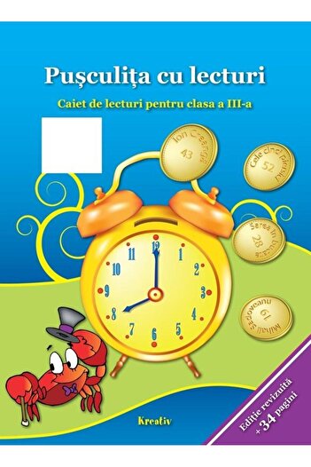 Editura Kreativ Piggy bank with readings. Reading notebook for the class