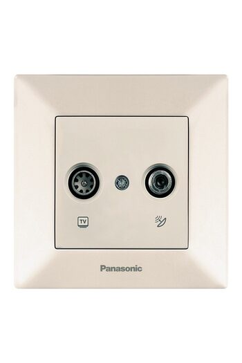 PANASONIC Final TV-Satellite Socket Arkedia Panasonic Beige