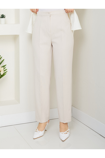 Moda İncir Plus Size Pants with Pockets