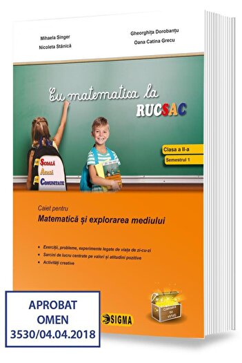 Editura Sigma Cu matematica la rucsac. Caiet pentru matematica s