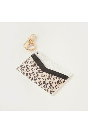 Lifestyle Panelled Cardholder with Keychain