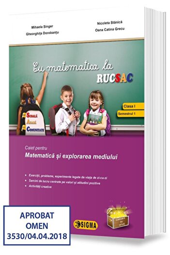 Editura Sigma Cu matematica la rucsac. Caiet pentru matematica s