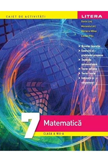Editura Litera Educational Matematica. Caiet de activitati. Clasa a VII-a, Ma
