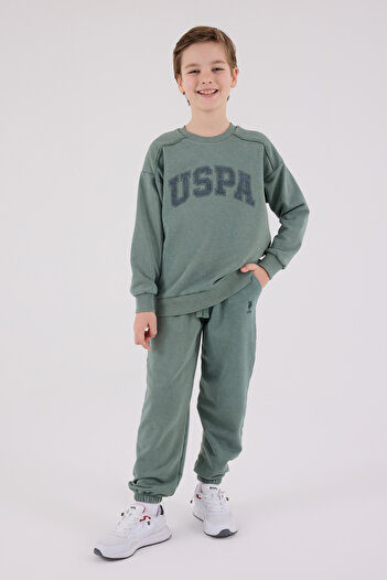 U.S. Polo Assn. Licensed Boys' Bottom Top 2 Piece Tracksuit Set