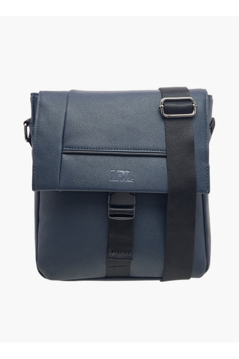 LBL by Shoexpress Textured Crossbody Bag with Adjustable Strap - W 24 x H 27 x D 7 cm