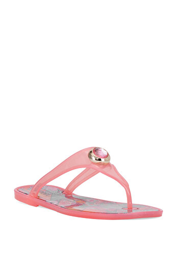 Ayakkabı Fuarı Elite Kdrj9003-2 Women's Flip Flops Dusty Rose