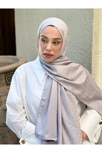 Modakaşmir Silky Jacquard Series Melosia Pattern Shawl
