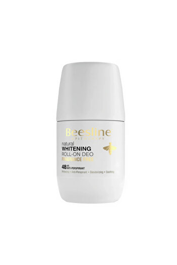 Beesline 48H White/Gold Unscented Roll-On Deodorant, White/Gold 50ml