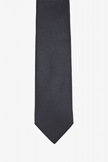 ALTINYILDIZ CLASSICS Men's Black Patterned Silk Tie
