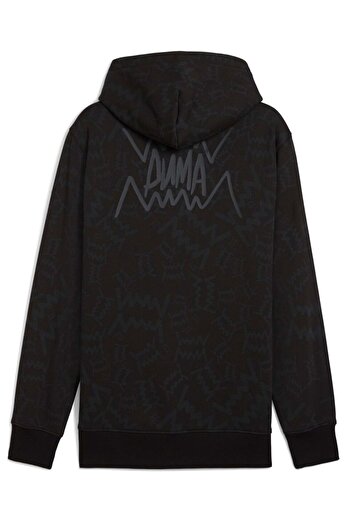 Puma 689536 Team Jaws Post Game Hoodie Hooded Men's Sweatshirt Black