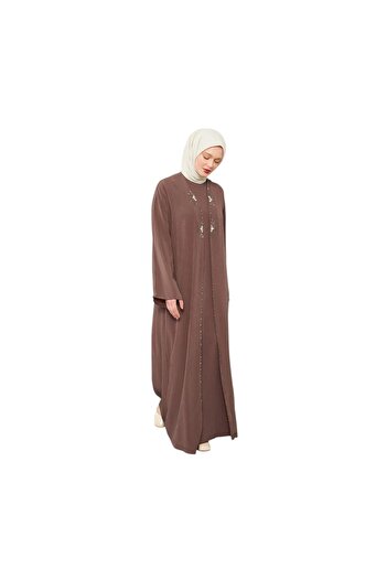 Levidor Embroidered Inner Dress Pleated Ferace
