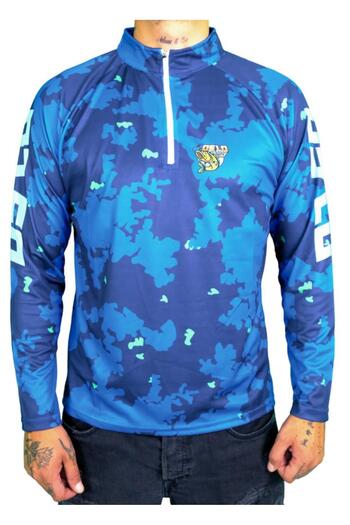 Oslo Performance Fisherman T-Shirt Blue Camo