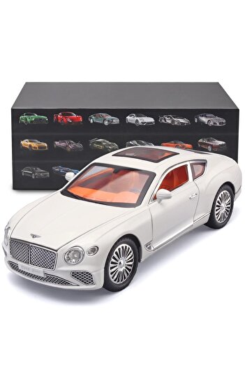 Choice1 white with box 1:24 Continental GT Model Car Alloy Diecast Toy Car Collectible Pull Back Toy Vehicle