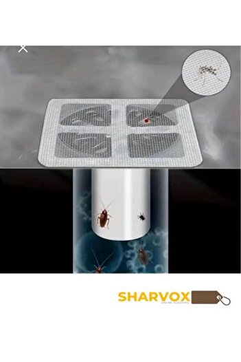 Sharvox 1 τεμ. Αυτοκόλλητο κάλυμμα αποχέτευσης αποχέτευσης Ατσάλινο κάλυμμα αποχέτευσης μπάνιου πολλαπλών χρήσεων