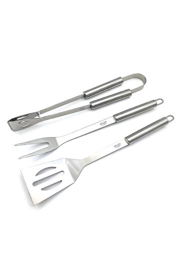 Adler Intenso Set tacâmuri grătar Adler AD 6728, 3 piese, inox