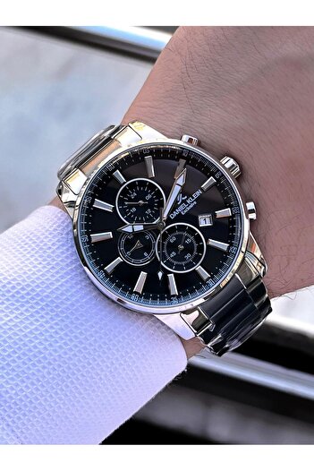 Daniel Klein Steel Cord Chronometer Dial Design 3 Atm Water Resistant Men Wristwatch 10602.12