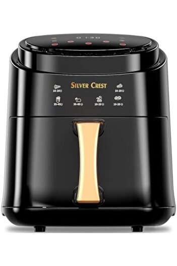 Silver Crest XXL Air Fryer JD689B - Digital Touch Screen, XXL Capacity, 6 Presets, Compact Design -