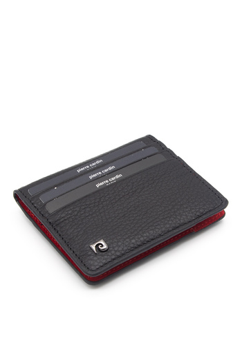 Pierre Cardin Black-Red Men's Leather Wallet 0205S7K